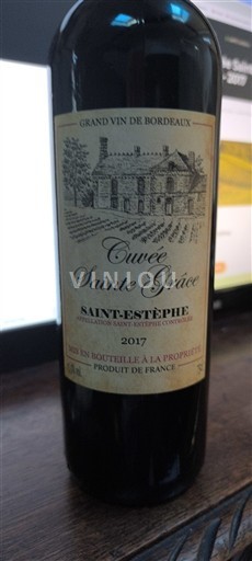 Bordeaux Saint-Estèphe Sainte Grâce Sainte Grâce 2017