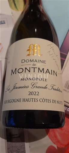 Bourgogne Ikke specificeret Domaine Montmain Les jiromees Grande Tradition 2022