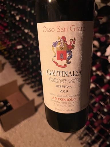 Piemonte Gattinara Antoniolo Osso San Grato 2019