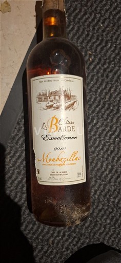 Sudoeste Monbazillac Château La Barde Excellence 2010