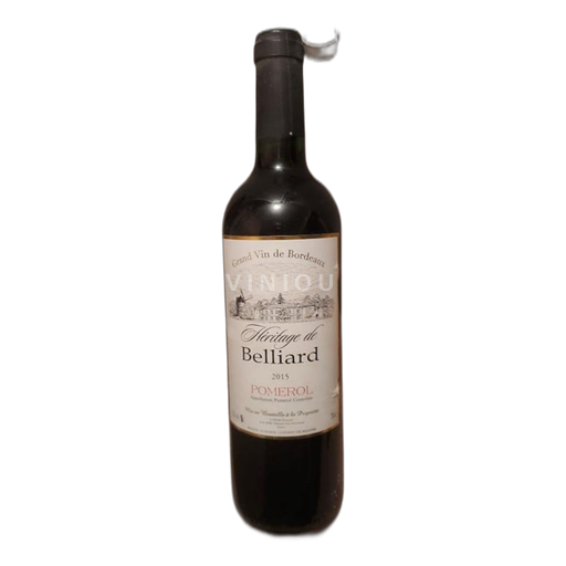 Bordeaux Pomerol Héritage de Belliard 2015