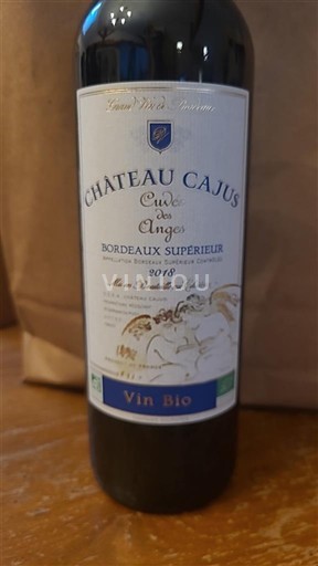 Bordeaux Bordeaux Supérieur Château Cajus des Anges 2018