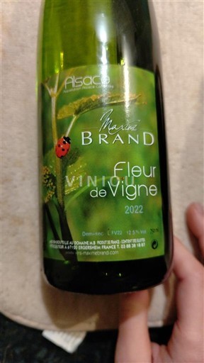 Alsacia Maxime Brand Fleur de Vigne 2022