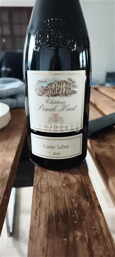 Languedoc Ikke specificeret Château Puech-Haut Cante Lebre 2016