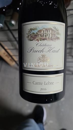 Languedoque Não especificado Château Puech-Haut Cante Lebre 2016