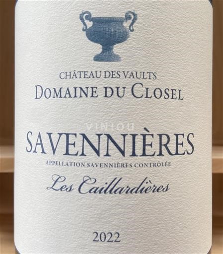 Loire Valley Savennières Domaine S Vaults - Domaine du Closel Les Caillardières 2022