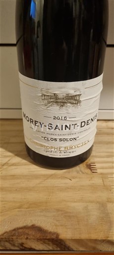 Borgonha Morey-Saint-Denis Domaine Joseph Roty Clos Solon 2016