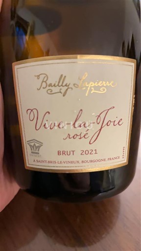 Burgundija Crémant de Bourgogne Bailly Lapierre Vive-la-Joie rosé 2021