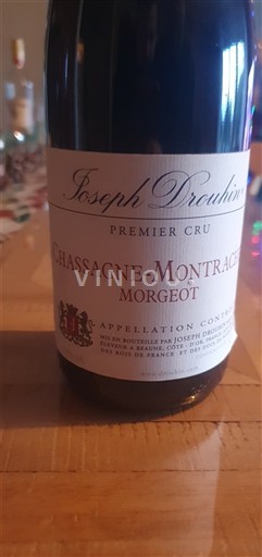 Bourgogne Chassagne-montrachet Premier Cru Joseph Drouhin Morgeot Non Millésimé