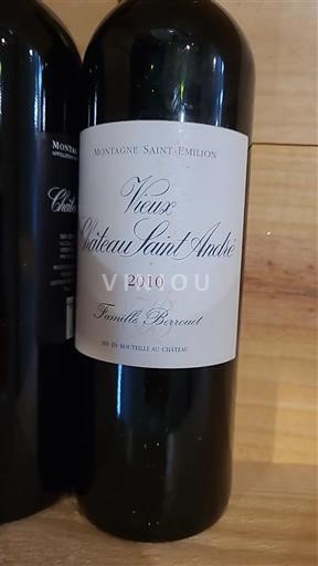 Bordeaux Montagne-Saint-Émilion Château Vieux Château Saint André 2010