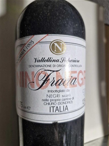 Lombardy Wines Valtellina Nino Negri Fracia 1995