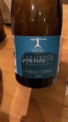 Vallée de la Loire Sancerre Domaine Tabordet La Belle Oreille 2022