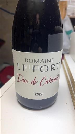 Languedoc og Roussillon Pays d'Oc Domaine Le Fort Duo de Cabernet 2022