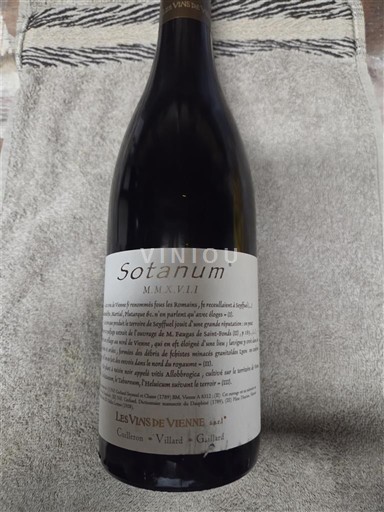 Alps and Rhone Valley Rhône Hills Les Vins de Vienne Sotanum MMXV11 2017