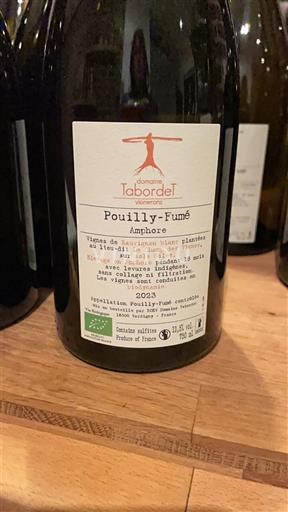 Vallée de la Loire Pouilly-fumé Domaine Tabordet Amphore 2023