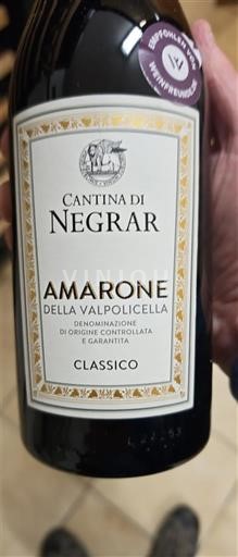 Venecia Amarone della Valpolicella Cantina di Negrar Classico 2021