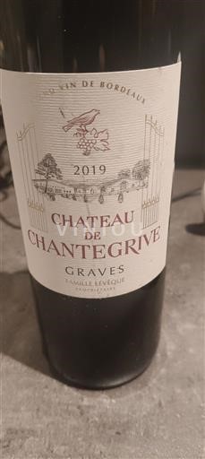 Bordeaux Graves Château Chantegrive 2019