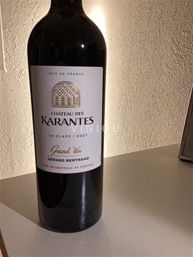 Languedoc La Clape Château S Karantes Grand Vin 2021