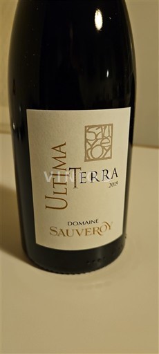 Loire Valley Anjou Domaine Sauveroy Ultima Terra 2019
