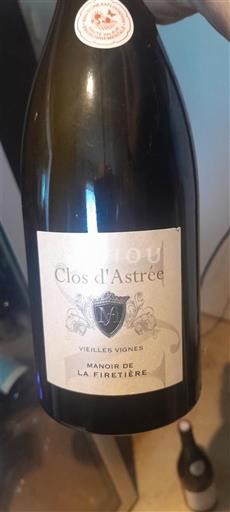 Vallée de la Loire Muscadet-sèvre-et-maine Manoir de la Firetière Clos d'Astrée Vieilles Vignes Non Millésimé