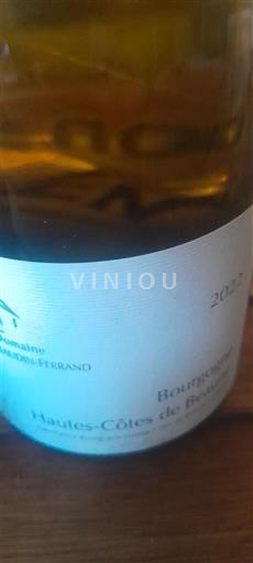 Burgundi Beaunen Ylämaat Domaine Georges-Ferrand 2022