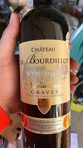 Bordeaux Graves Château Le Bourdillot Séduction 2016
