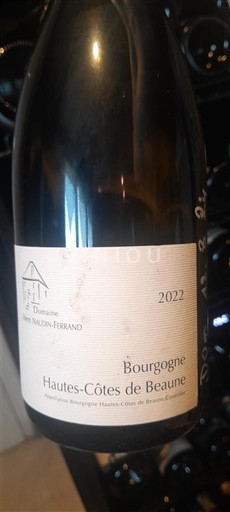 Burgundi Beaunen Ylämaat Domaine Naudin-Ferrand 2022