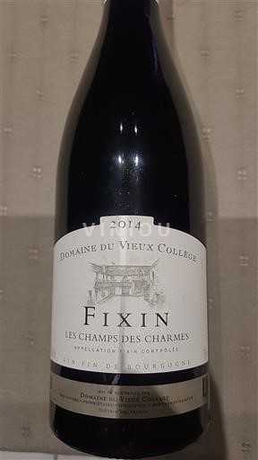Burgundy Fixin Domaine Vieux Collège Les Champs des Charmes 2014