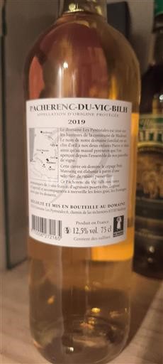 Sud-Ouest Pacherenc-du-vic-bilh Domaine Les Pyrénéales 2019