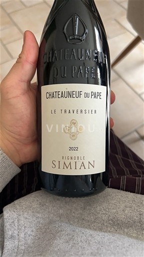 Rona dolina Châteauneuf-du-Pape Vignoble Simian Le Traversier 2022
