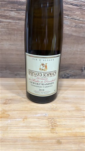 Elsass Vendanges Tardives Bernard Schwach 2018