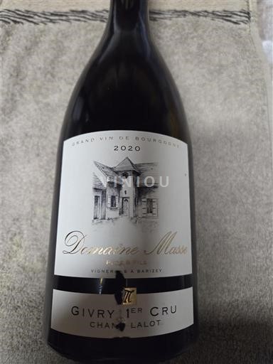 Borgogna Givry Premier Cru Domaine Masse Champ Lalot 2020