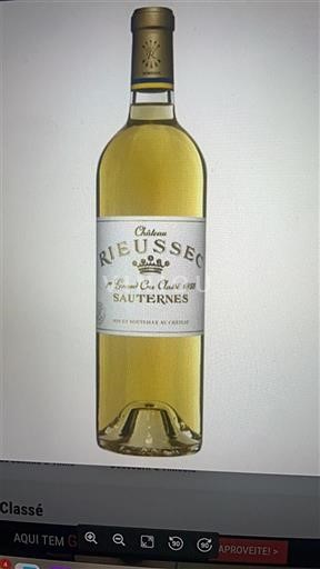 Bordeaux Sauternes Grand Cru Château Rieussec 2007