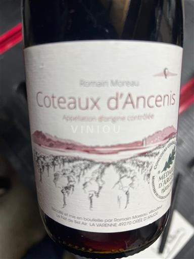 Vallée de la Loire Coteaux-d'ancenis Romain Moreau 2024