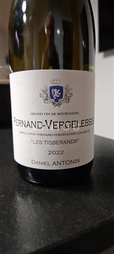 Burgundi Pernand-vergelesses Daniel Antonin Les Tisserands 2022