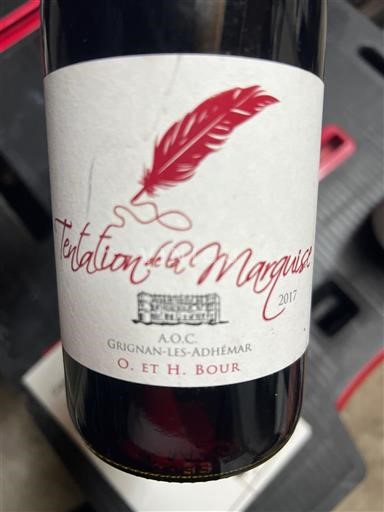 Rhône-dalen Grignan-les-Adhémar O. et H. Bour Tentation de la Marquise 2017