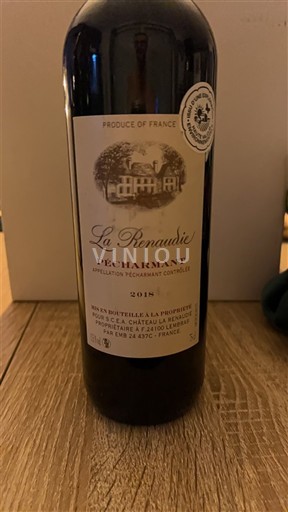 Sud-Ouest Pécharmant Château La Renaudie 2018