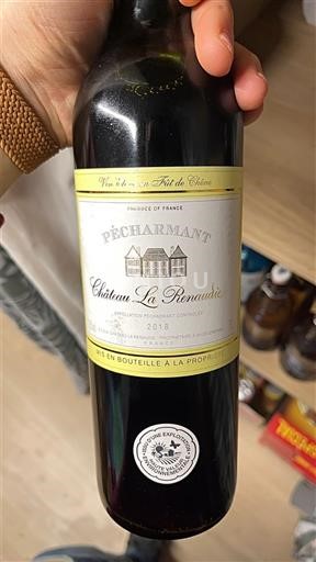 Sydväst Pécharmant Château La Renaudie 2018