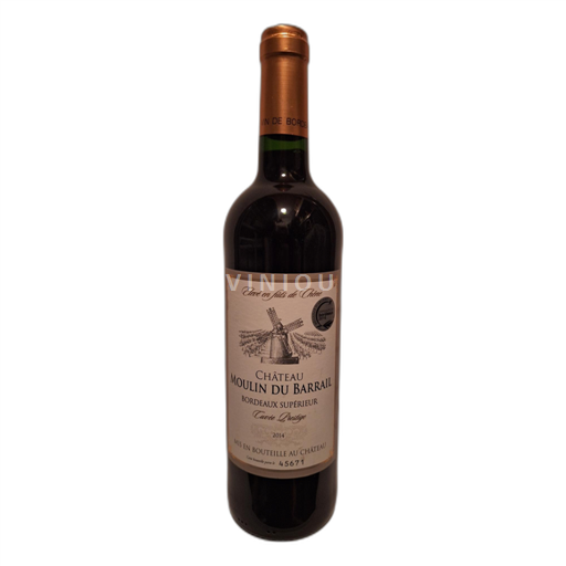 Bordeaux Bordeaux Supérieur Moulin du Barrail Prestige 2014