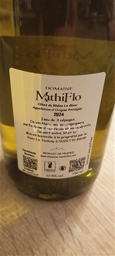 Rhônevallei Niet gespecificeerd Domaine MathiFlo 2024