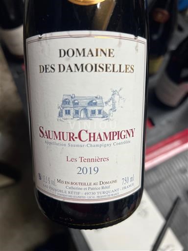 Weine Rouge sec Les Tennières Domaine S Damoiselles 2019 Frankreich Loiretal Saumur-Champigny AOC
