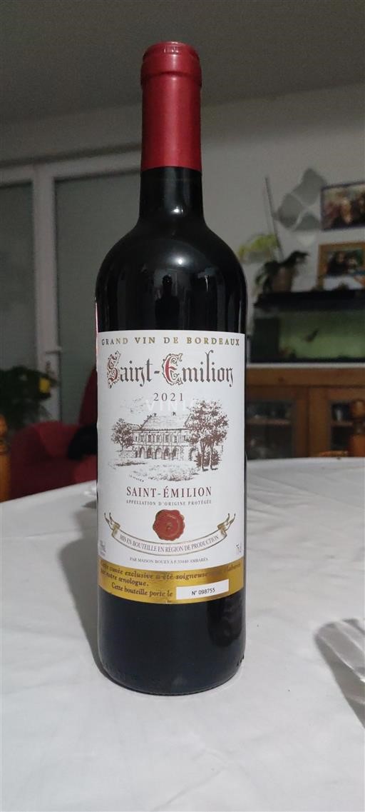 Burdeos Saint-Émilion Maison Bouey, Ambares 2021