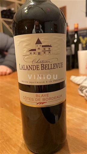 Bordeaux Blaye-Côtes-de-Bordeaux Château Lalande Bellevue 2012