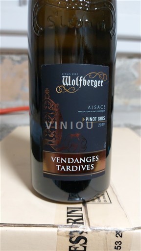 Alsacia Vendanges Tardives Wolfberger Pinot Gris 2019