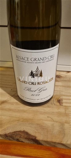 Alsasko Alsasko Grand Cru Grand Cru Cave Vinicole de Hunawihr Grand Cru Rosacker Pinot Gris 2022