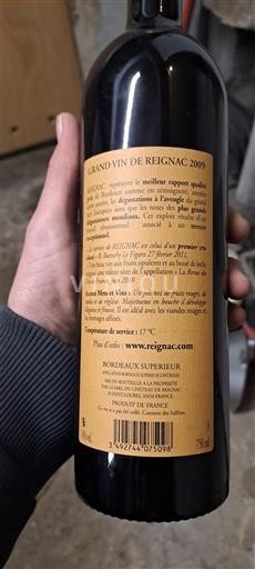 Bordeaux Bordeaux Supérieur Reignac Grand Vin de Reignac 2009