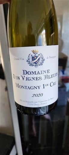 Borgoña No especificado Premier Cru Domaine S Vignes Bleues 2020