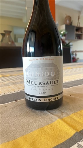 Bourgogne Meursault Sylvain Loichet Clos du Cromin 2020