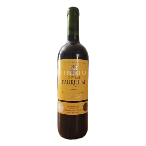 Bordeaux Haut-Médoc Château d'Aurilhac 2016