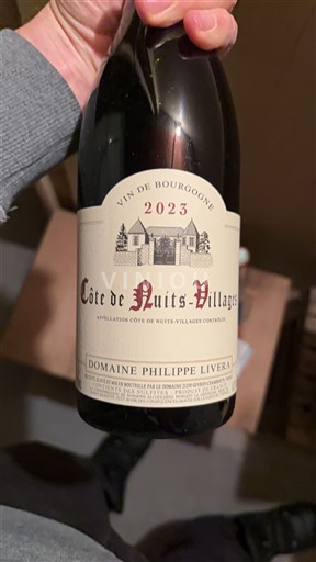 Burgundija Côte de Nuits Villages Domaine Philippe Livera 2023